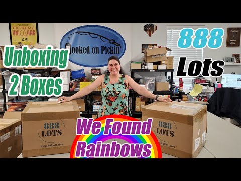 Unboxing 2 NEW Boxes of Very Interesting Items - What Will I find? Rainbows? Making Money!