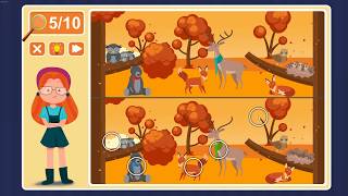 Viki Spotter: Zoo, Level 8 Walkthrough, 1080p/60FPS.