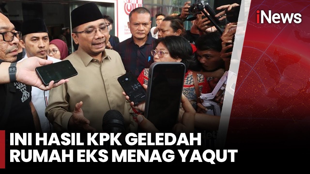 KPK Geledah Rumah Eks Menag Yaqut Terkait Kasus Kuota Haji | iNews Pagi (16/8)