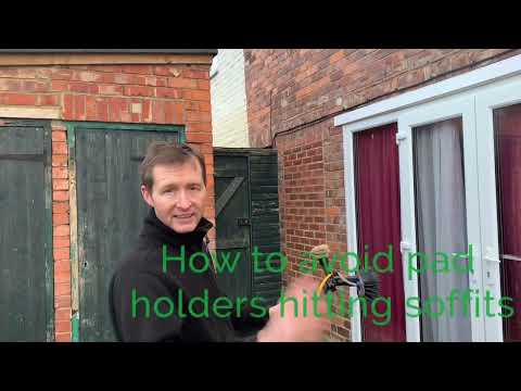 How to stop pad holders hitting soffits