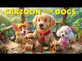 Relaxing Dog TV For Dogs to Watch, in Color Dog Can See 🐶 Puppy Lullaby TV Flying Boat Adventure