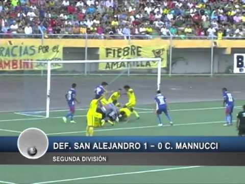 Defensor San Alejandro venció 1-0 al Mannucci