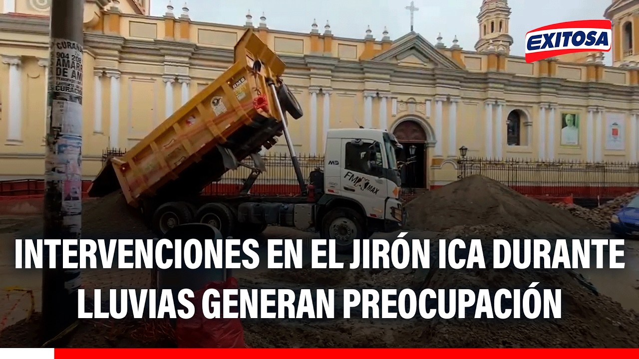 🔴🔵 Piura: intervenciones en el jirón Ica durante lluvias generan preocupación entre los vecinos