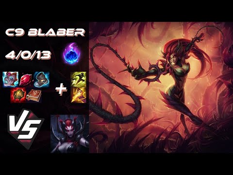 Cloud9 Blaber JUNGLE Zyra vs Elise - NA Grandmaster Patch 25.S1.8