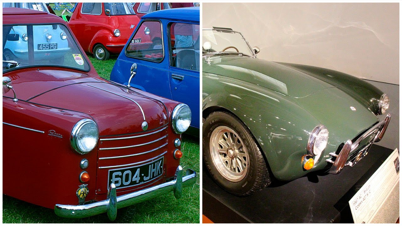 AC Cars Evolution -  Models by year