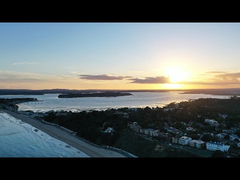 Feel the Sunset,Canford Cliffs Beach, Bournemouth, UK | Dji Mavic 2 Pro | 4K Cinematic Footage.
