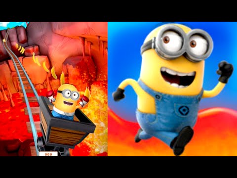 INSIDE THE VOLCANO!!! (Secret Area) Despicable Me: Minion Rush Jelly Lab Gameplay