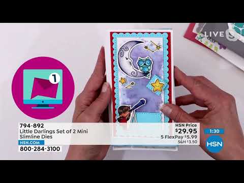 Little Darlings Set of 2 Mini Slimline Dies