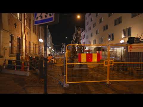 Sweden, Eskilstuna, night walk