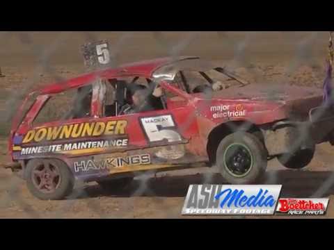 Junior Sedans: Josh Hawkings Crash - Mareeba Speedway