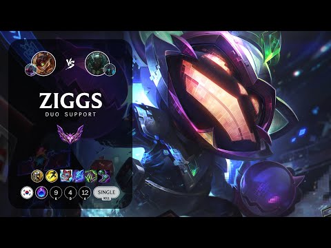 Ziggs Support vs Pyke - KR Master Patch 12.23