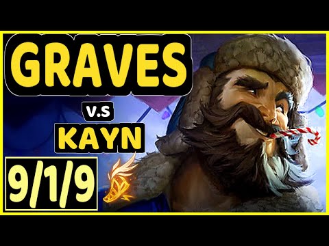 CARBON (GRAVES) vs KAYN - 9/1/9 KDA JUNGLE GAMEPLAY - OC Ranked MASTER