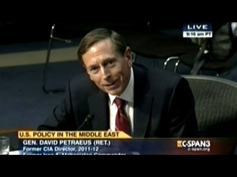 General Petraeus Testifies Before Congress For The First Time Since Resigning As Director Of CIA