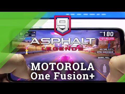 Asphalt 9 Gameplay on MOTOROLA One Fusion+ - Gaming Abilities