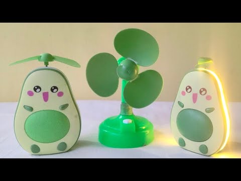 AVOCADO GREEN MINI FAN TOYS - KIPAS MAINAN