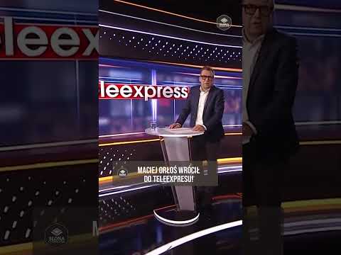 Maciej Orłoś wita się z widzami po powrocie do Teleexpresu! :: Wykop.pl