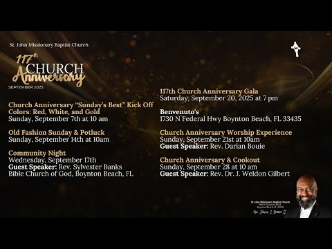 Sunday Morning Worship, 08.17.2005, Pastor Johnny L. Barber