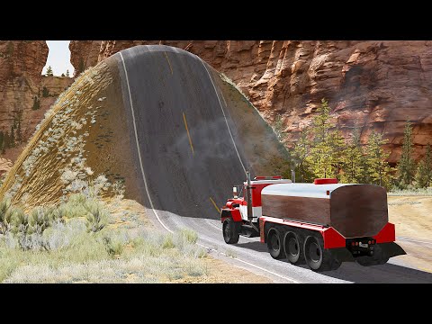 Mobil vs Bumps #10 - BeamNG Drive