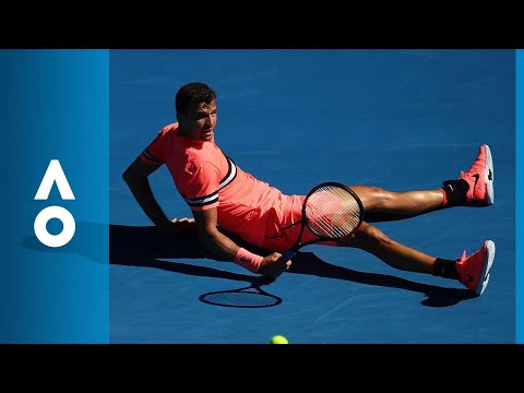 Grigor Dimitrov v Dennis Novak match highlights (1R) | Australian Open 2018