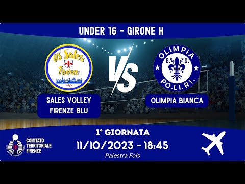 U16FH - 1° giornata | Sales Volley Firenze Blu vs Olimpia Bianca [11/10/2023]
