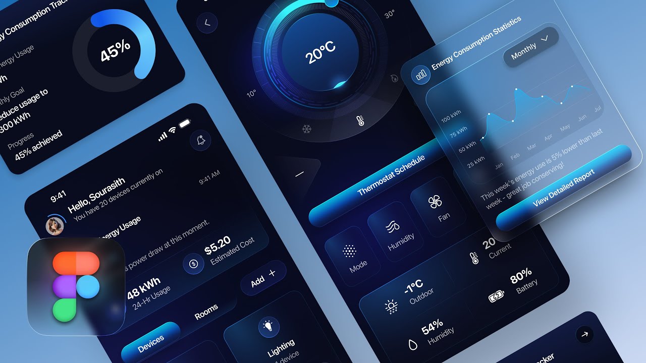 A Step-by-Step Smart Home Design with Figma and Mobbin