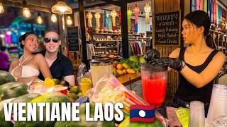 Exploring Vientiane, Laos 🇱🇦 | Night Market, Street Food & Nightlife