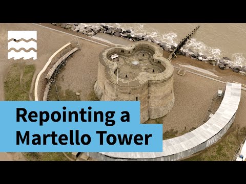Repointing a Martello Tower: A Napoleonic Fort | Historic England