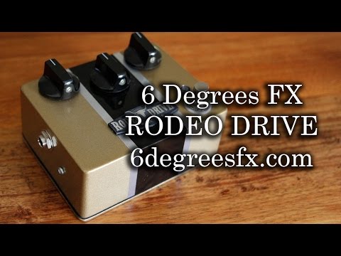 6 Degrees FX: RODEO DRIVE Medium Gain Overdrive