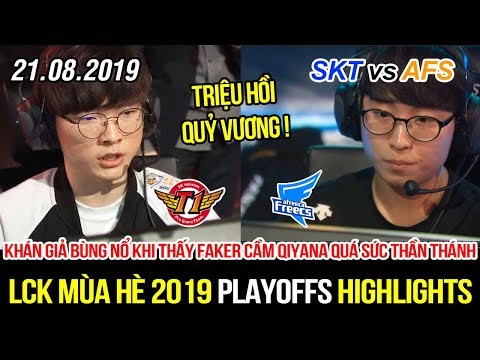 [LCK 2019] SKT vs AFS Game 3 Highlights | Faker cùng Dream Team bùng nổ sức mạnh đè bẹp đối thủ
