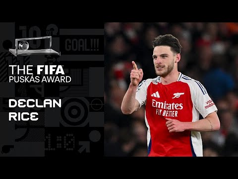 Declan Rice | Arsenal v Real Madrid | FIFA Puskas Award 2025 Nominee