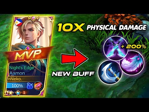 NEWLY BUFF AAMON + NEW PERFECT ITEM BUILD! OVERPOWER PHYSICAL DAMAGE