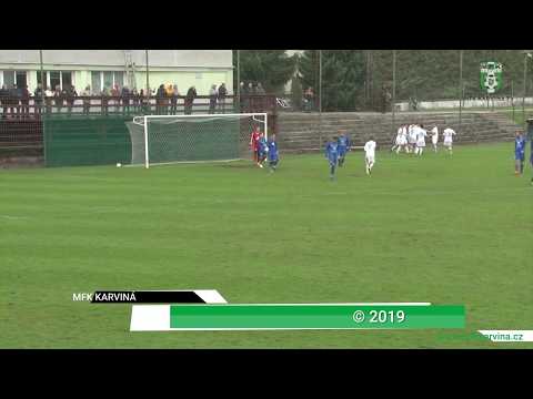 Sestřih gólu Karviná B - Rýmařov
