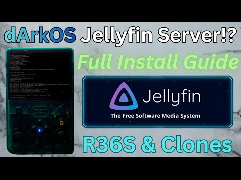 Turning the R36S Into a Media Streaming Server With Jellyfin & dArkOS!