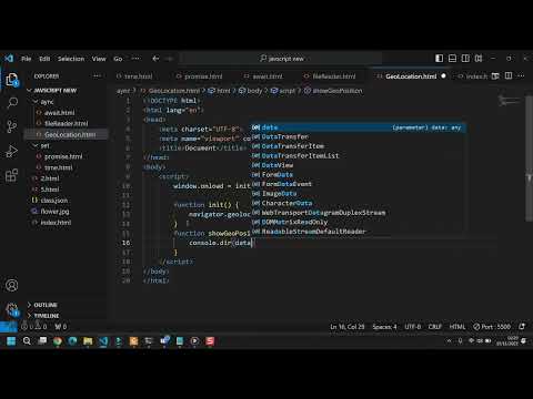 Javascript Lesson 26 Geolocation Api