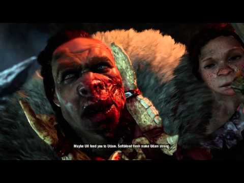 Far Cry Primal - Into Udam Land: Ull w Daughter Meets Takkar ''Udam Sick With Skull Fire'' Cutscene
