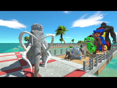 Mammoth vs King Kong OASIS DEATH RUN - Animal Revolt Battle Simulator