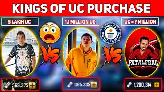 World Top 3 Highest UC Purchaser In PUBG Mobile  W