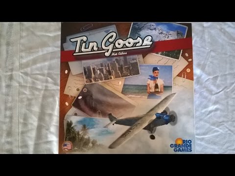 Tin Goose game play/run through and review part 2. Presented by the HighDesert GamingSociety