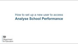 A guide to accessing Analyse School Performance