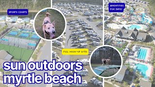 Sun Outdoors Myrtle Beach Review: BEST RV Sites & Amenities? Full Tour!