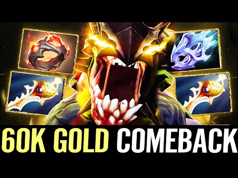 🔥 Giant's Ring NAIX 60.000 Gold WTF Comeback — 2x Rapier + Moonshard Strongest Carry Dota 2 Pro