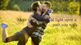 More than a love song by Augustana with lyrics