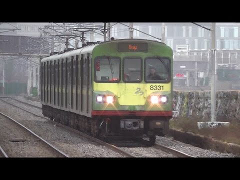 IE 8300 Class Dart Train number 8331 - Blackrock Station, Dublin