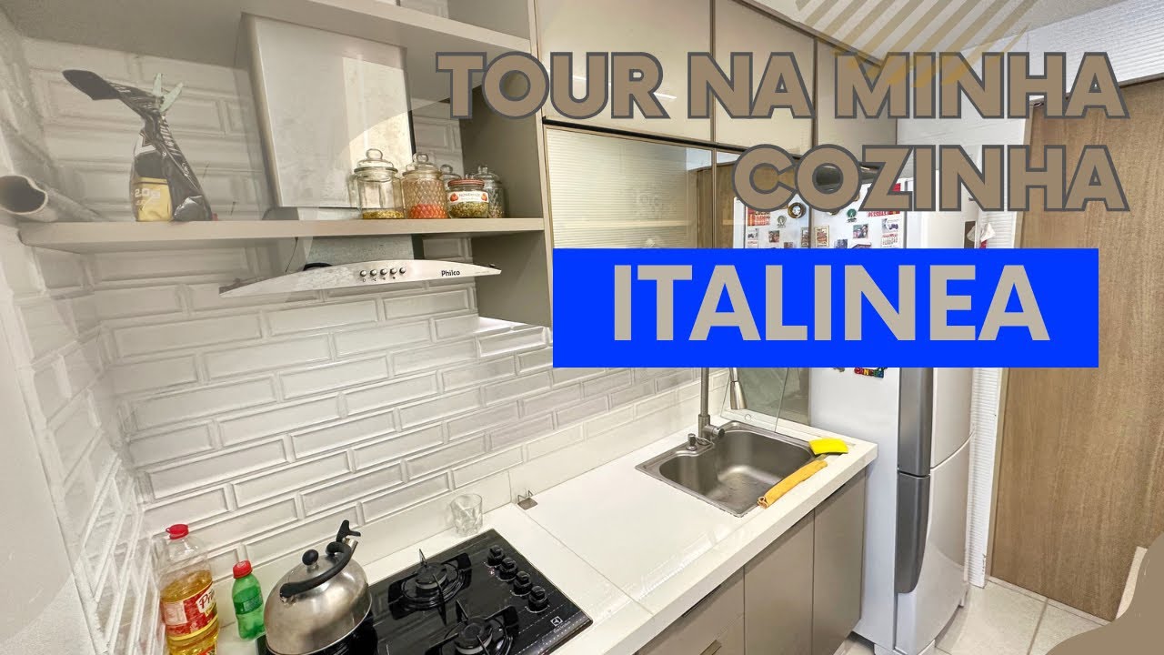 Tour pela COZINHA italinea \ meus móveis Italinea com valores | quanto gastei na cozinha planejada?