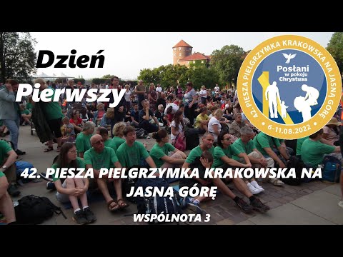 6.08.2022 - Piesza Pielgrzymka Krakowska - Dzień 1 - Msza Święta na Wawelu