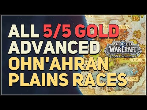 All Ohn'ahran Plains Advanced Gold Dragon Races WoW