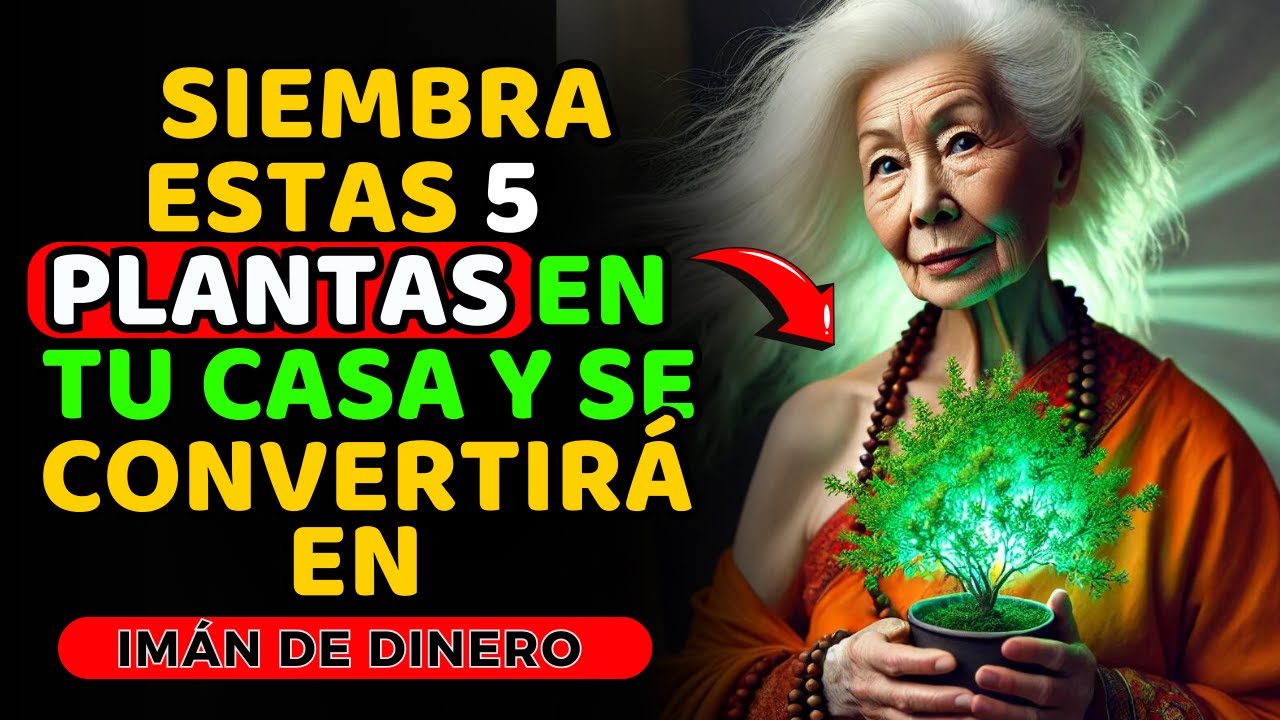 PLANTE ESTAS 5 PLANTAS Y ATRAIGA RIQUEZA Y PROSPERIDAD AHORA! |  Secretos Budistas Milenarios