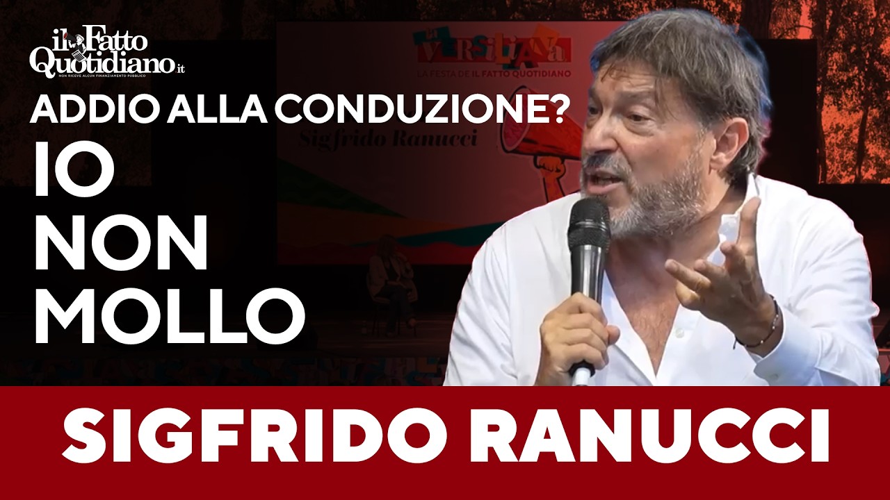Ranucci non arretra sul futuro di Report: “Mi conosci, secondo te io rinuncio o mollo?”