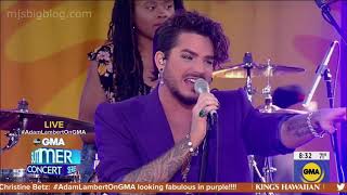 Adam Lambert Performs New Eyes on GMA