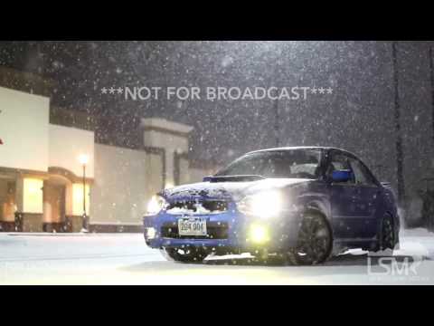 02-08-17 Rapid City, SD - Heavy Snow and RARE Light Pillars